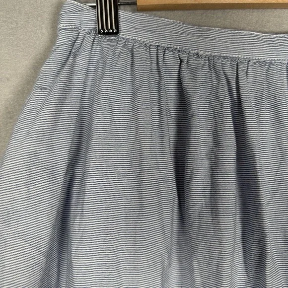 Tommy Hilfiger Mini Skirt Lace Blue 100% Cotton Sz 8 - Picture 8 of 11